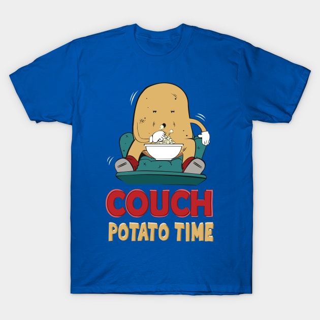 Couch Potato Time T-Shirt by CrissWild